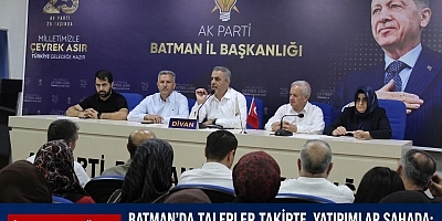 BATMAN’DA TALEPLER TAKİPTE, YATIRIMLAR SAHADA: EMEKLİLER LOKALİ İÇİN İLK ADIM ATILDI  