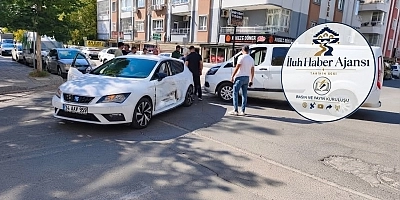 BATMAN SAĞLIK İL MÜDÜRLÜĞÜ ÖNÜNDE KAZA: BİR KADIN HAFİF YARALI
